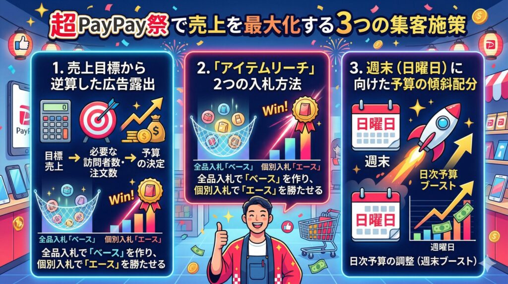 超PayPay祭で売上を最大化する3つの集客施策