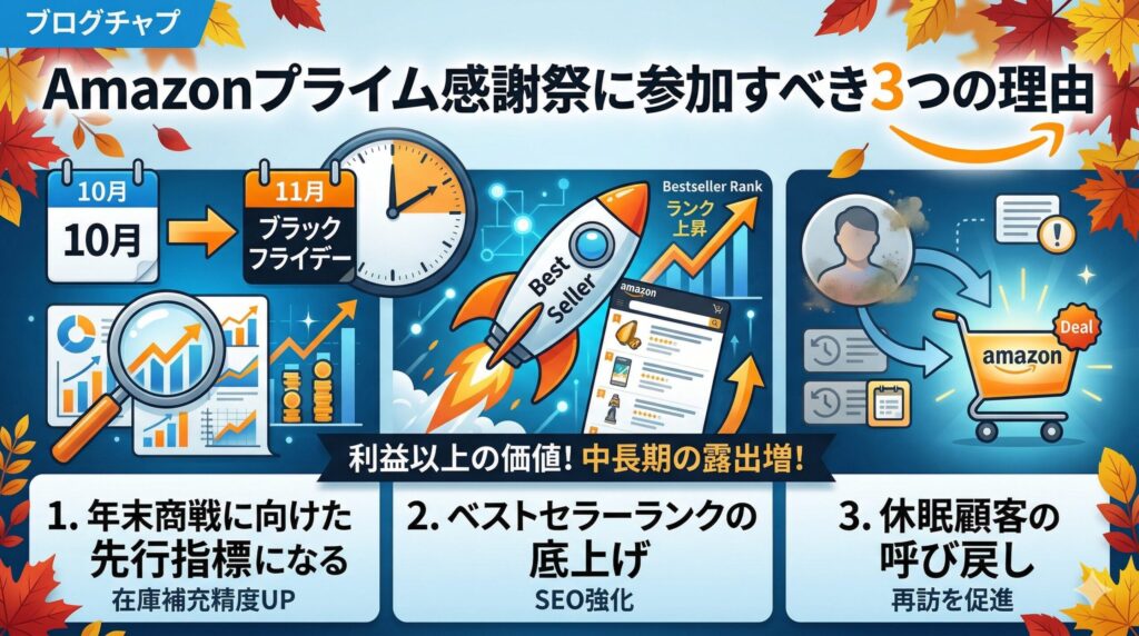 Amazonプライム感謝祭に参加すべき3つの理由