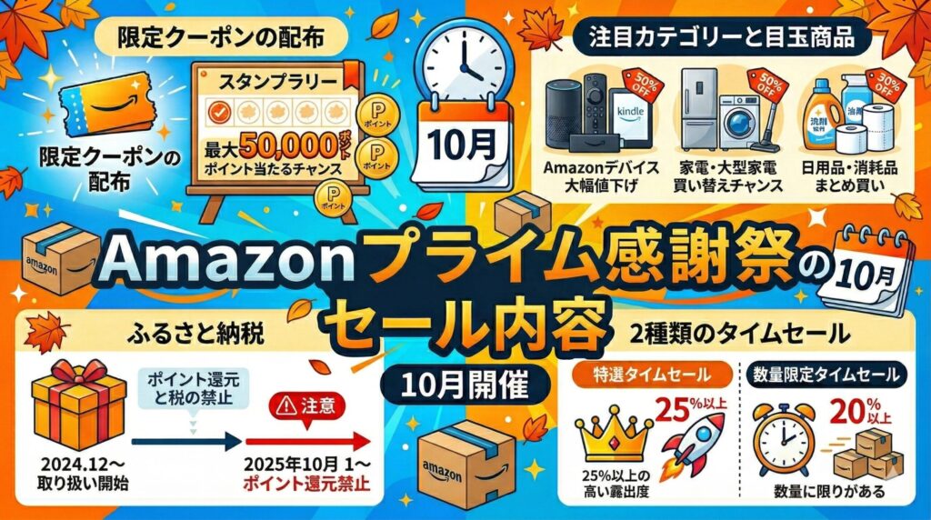Amazonプライム感謝祭のセール内容