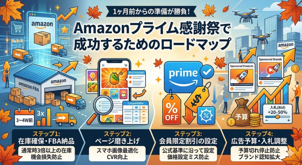 Amazonプライム感謝祭で成功するためのロードマップ