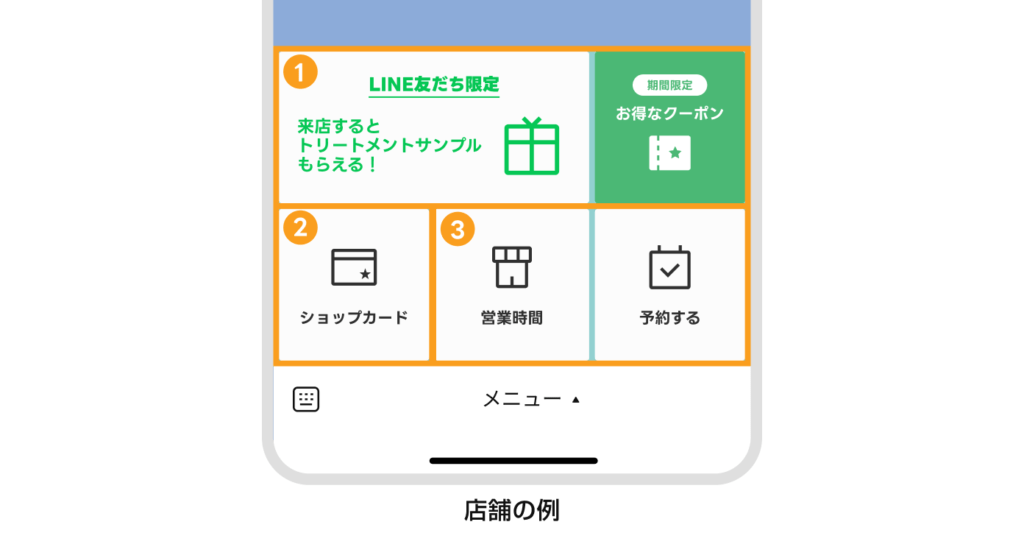 リッチメニュー