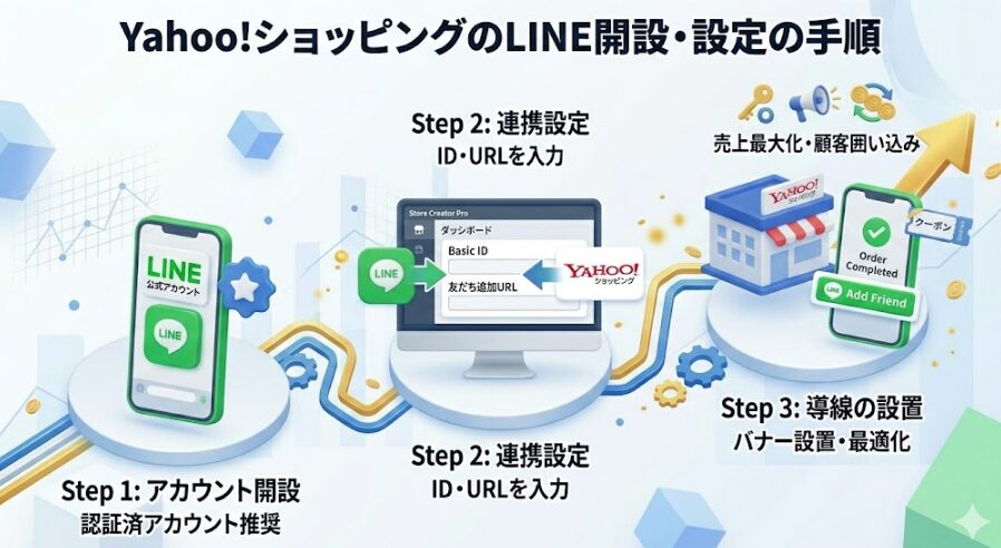 Yahoo!ショッピングのLINE開設・設定の手順とは？