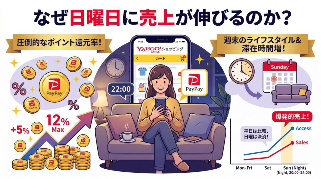 Yahoo!ショッピングプレミアムな日曜日でなぜ売上が伸びるのか？