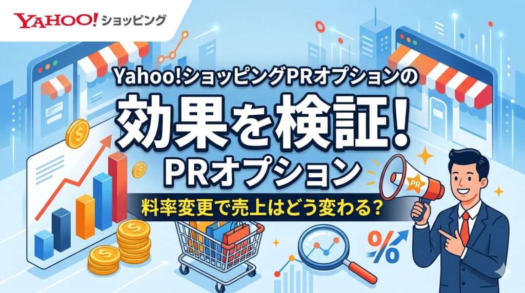 Yahoo!ショッピングPRオプションの効果を検証！料率変更で売上はどう変わる？