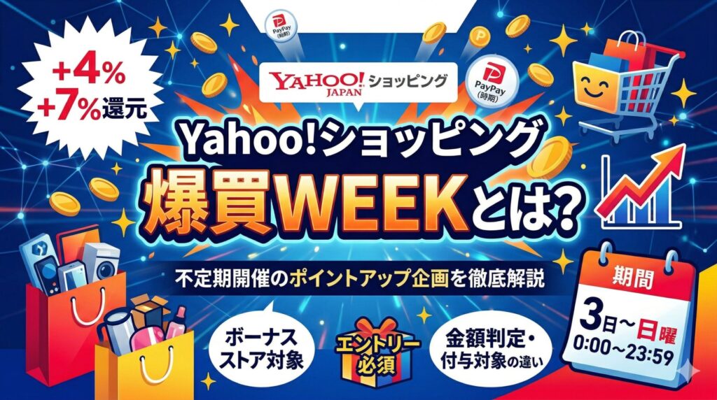 Yahoo!ショッピング爆買WEEKとは？