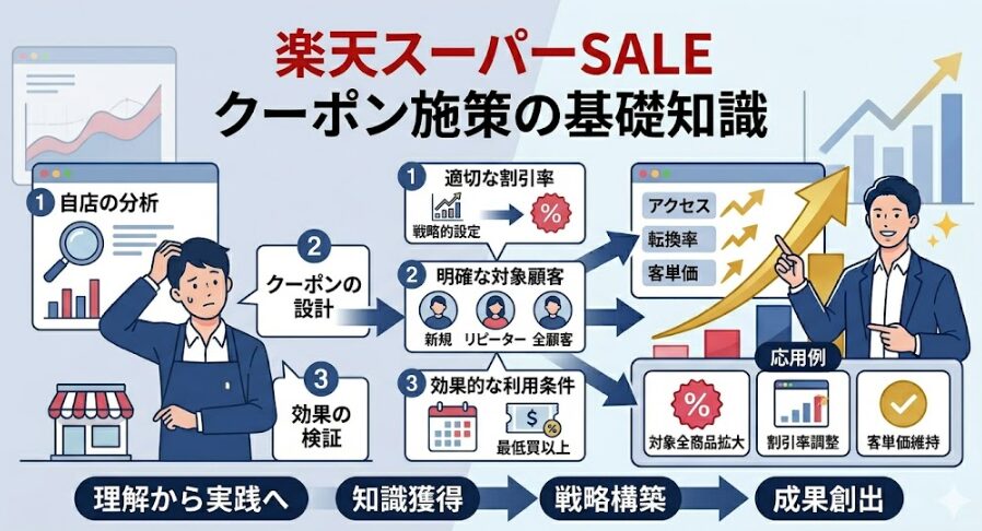 楽天スーパーSALE クーポン施策の基礎知識