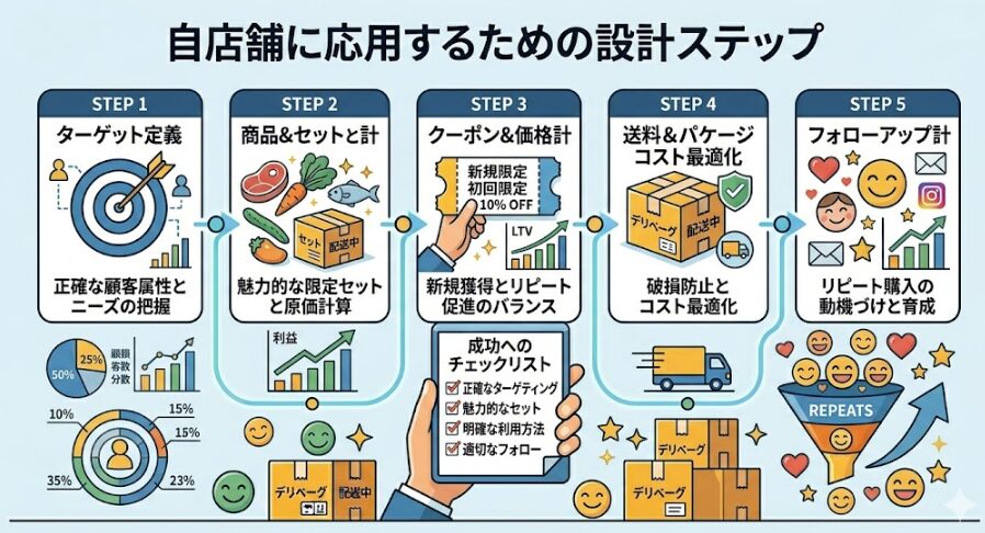 自店舗に応用するための設計ステップ