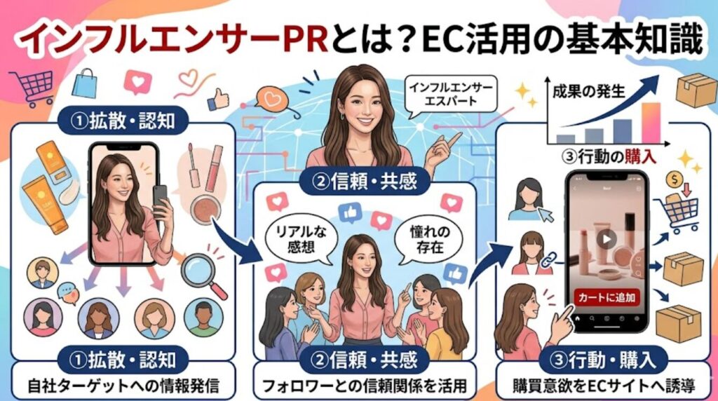 インフルエンサーPRとは？EC活用の基本知識