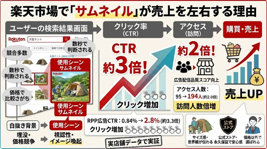 楽天市場で「サムネイル」が売上を左右する理由
