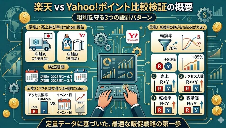 楽天 vs Yahoo!ポイント比較検証の概要