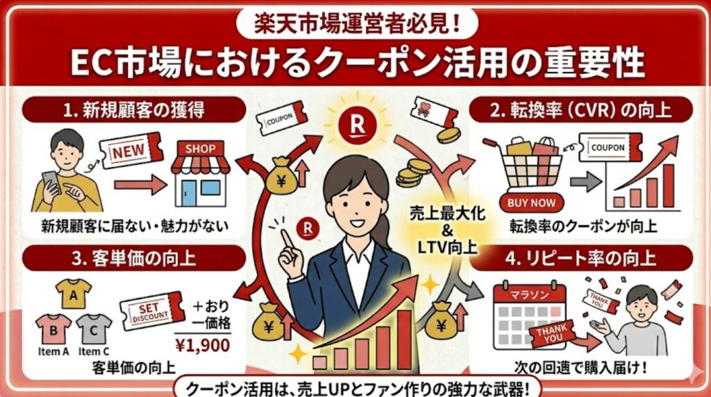 EC市場におけるクーポン活用の重要性