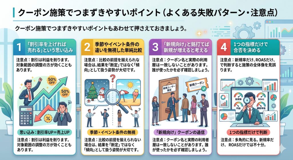 よくある失敗パターン・注意点